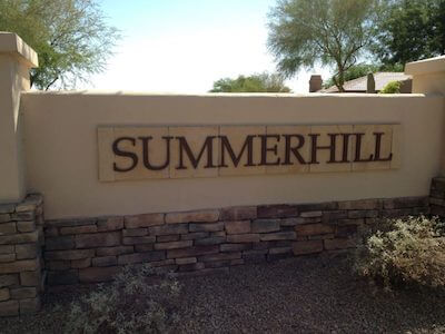 Homes for sale in Summerhill subdivision in Ahwatukee